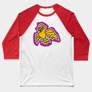 Little Yellow Parrot Baseball T-Shirt